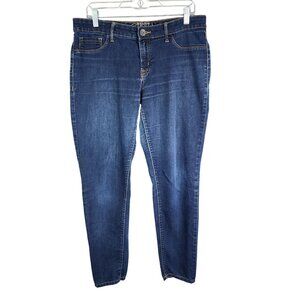 Womens Refuge Skin TIGHT Leggings Blue Jeggings Skinny Dark Wash Size 14